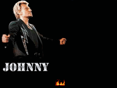 Johnny Hallyday allumer le feu