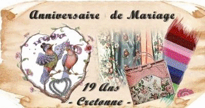 anniversaire de mariage 19 ans cretonne