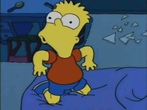 Bart Simpson chauve-souris