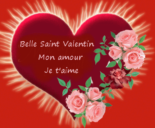Belle Saint Valentin mon amour je t'aime