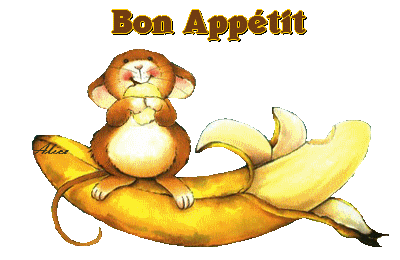 Bon Appétit souris et banane
