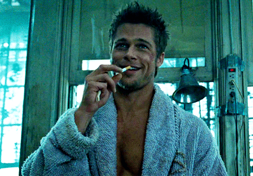 Brad Pitt cigarette