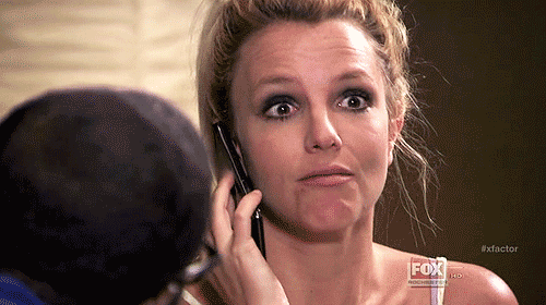 Britney Spears au téléphone