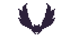 Chauve-souris pixel art