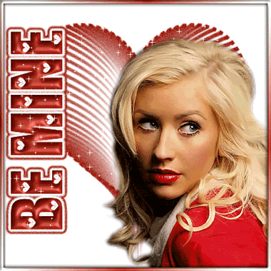 Christina Aguilera Be Mine Coeur scintillant