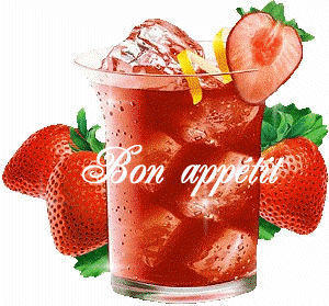 Cocktail Fraises Bon Appétit