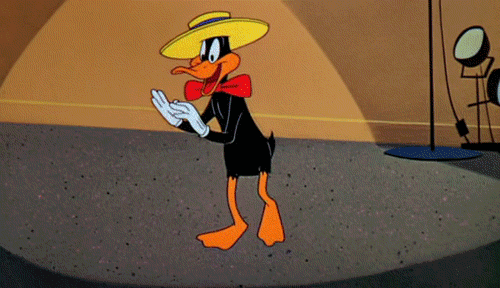 Daffy Duck danse