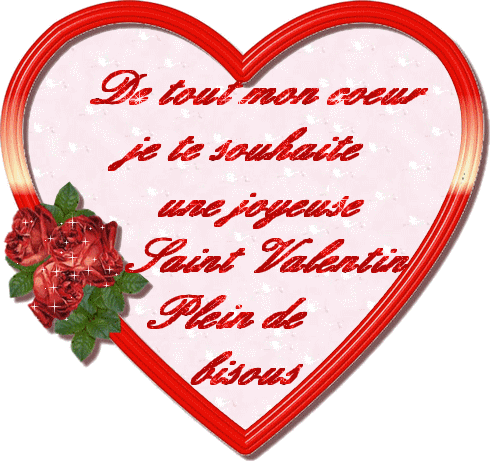 De tout mon coeur Joyeuse Saint Valentin