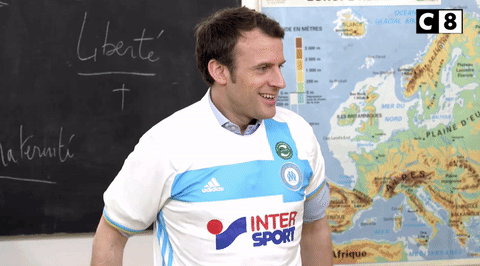 Emmanuel Macron allez l'OM