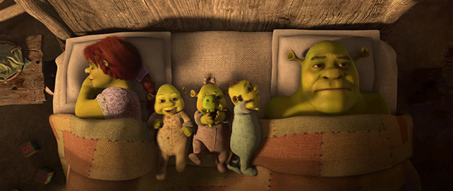 famille Shrek