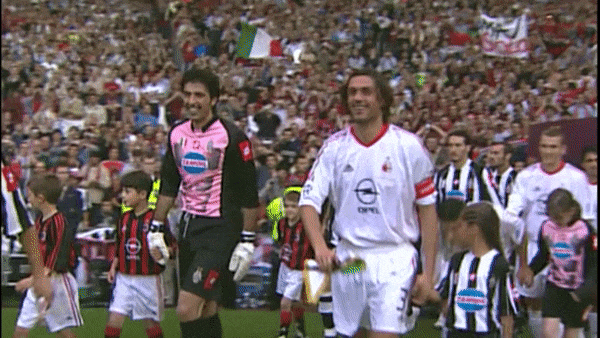 Gianluigi Buffon et Paolo Maldini