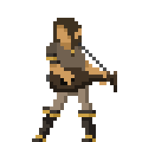 guitariste pixel art