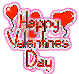Happy Valentines Day scintillant