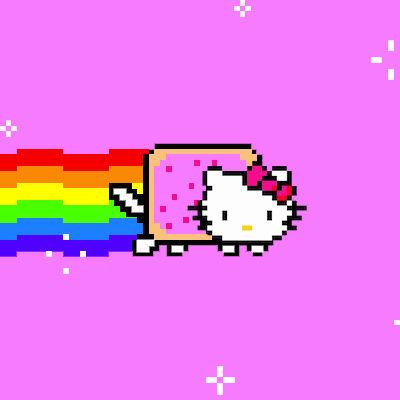 Hello Kitty rainbow