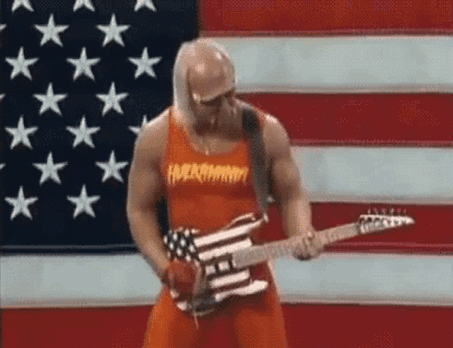 Hulk Hogan guitare USA