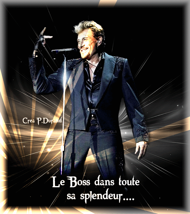 Johnny Hallyday le boss