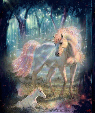 licorne et son petit