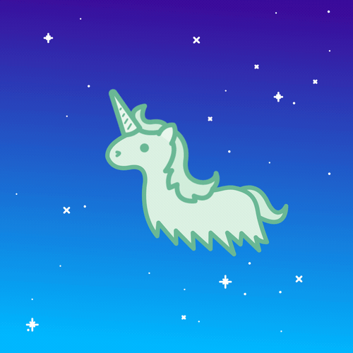 licorne nuit étoilée