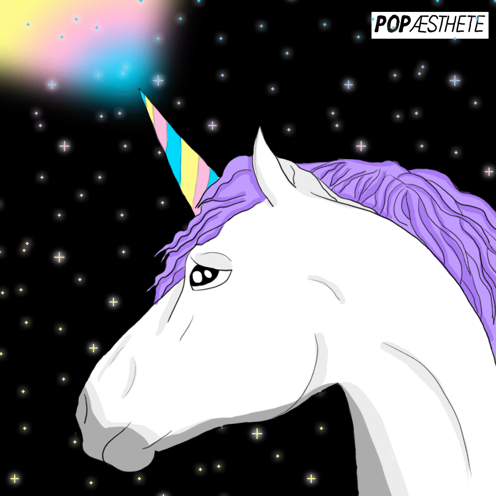 licorne pluie d'étoiles