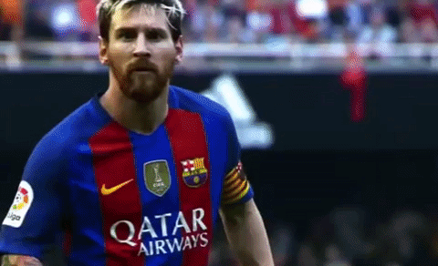 Lionel Messi bisou