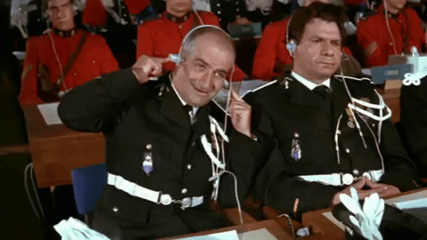 Louis De Funes Probleme Casque Audio Image Animee Gif