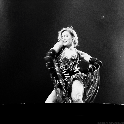 Madonna sur scène
