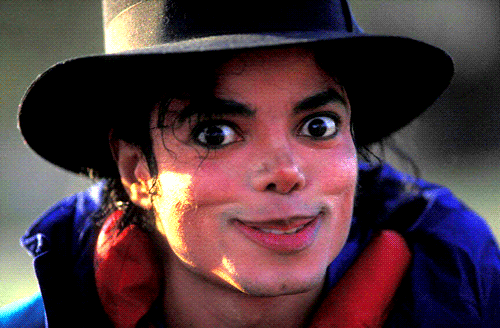 Michael Jackson grimace
