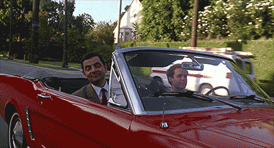 Mister Bean doigt d'honneur