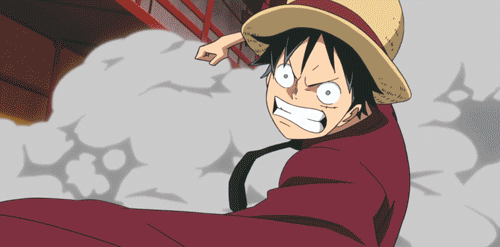 Monkey D Luffy attaque