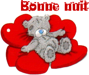 Ours en peluche bonne nuit