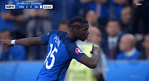 Paul Pogba célébration