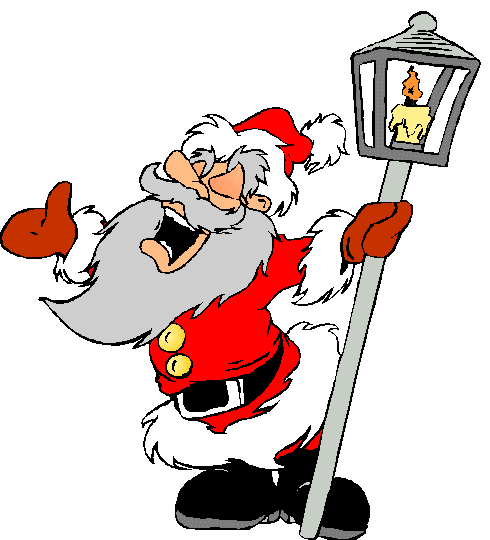 Père Noël lanterne