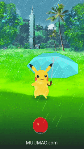 Pokémon Go pluie