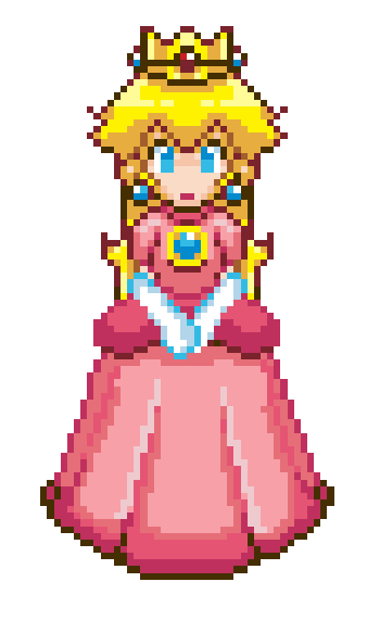 Princesse Peach pixel art
