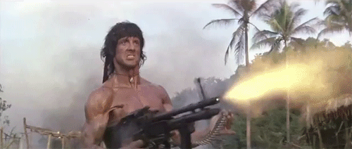 Rambo mitraille