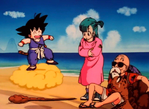 Son Goku joyeux