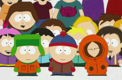 South Park chorale - image animée GIF