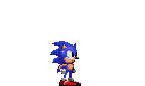 Super Sonic pixel art