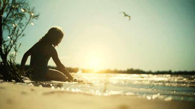 sur la plage