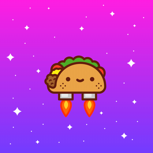 Taco de l'espace image animée GIF