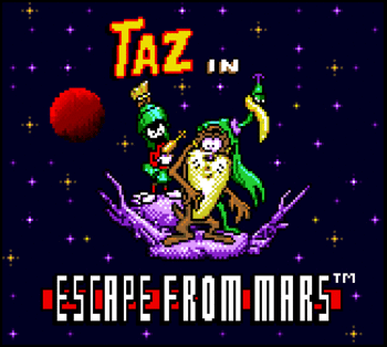 Taz Escape from Mars 1994 Sega