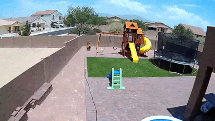 vent trop fort trampoline s'envole