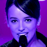 Alizée chante bleu