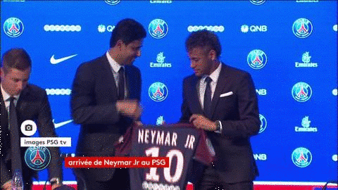 Arrivée de Neymar au PSG