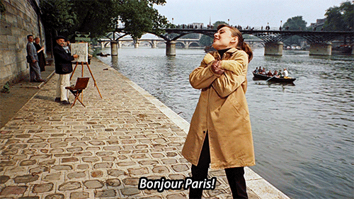 Audrey Hepburn bonjour Paris