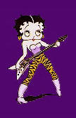 Betty Boop guitare électrique