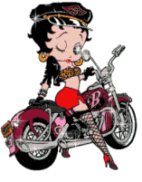 Betty Boop moto