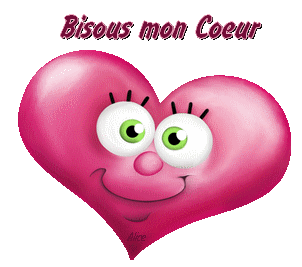 Bisous Mon Coeur - image animée GIF