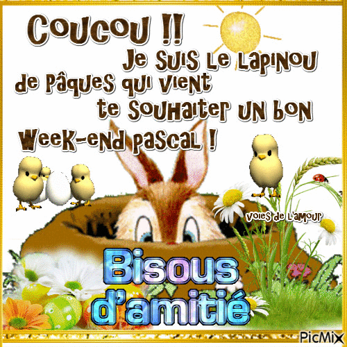 Bon week-end pascal