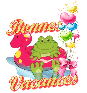 bonnes vacances grenouille